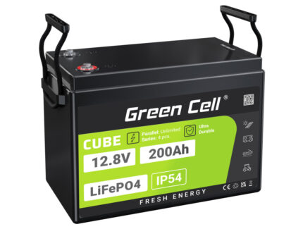 LiFePO4 μπαταρία 12V 200Ah Green Cell για φωτοβολταϊκά και off-grid χρήση
