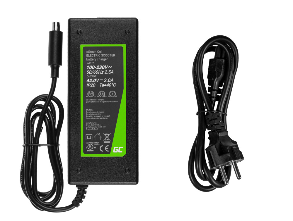 scooter charger Xiaomi Mija M365, M365 Pro/Segway Ninebot ES1, ES2, ES3, ES4/Lime/Hive/Bird